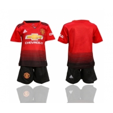2018-19 Manchester United Home Youth Soccer Jersey