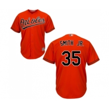 Youth Baltimore Orioles #35 Dwight Smith Jr. Replica Orange Alternate Cool Base Baseball Jersey