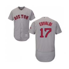 Men's Boston Red Sox #17 Nathan Eovaldi Grey Road Flex Base Authentic Collection Baseball Jersey