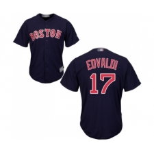 Men's Boston Red Sox #17 Nathan Eovaldi Replica Navy Blue Alternate Road Cool Base Baseball Jersey