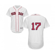 Men's Boston Red Sox #17 Nathan Eovaldi White Home Flex Base Authentic Collection Baseball Jersey