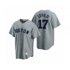 Women's Boston Red Sox #17 Nathan Eovaldi Nike Gray Cooperstown Collection Road Jersey