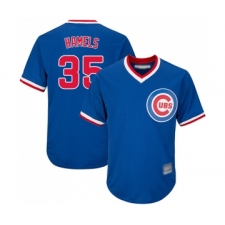 Men's Chicago Cubs #35 Cole Hamels Replica Royal Blue Cooperstown Cool Base Baseball Jersey
