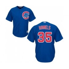Youth Chicago Cubs #35 Cole Hamels Authentic Royal Blue Alternate Cool Base Baseball Jersey