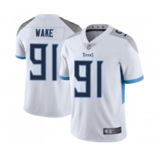 Youth Tennessee Titans #91 Cameron Wake White Vapor Untouchable Limited Player Football Jersey