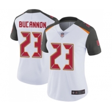 Women's Tampa Bay Buccaneers #23 Deone Bucannon White Vapor Untouchable Limited Player Football Jersey