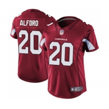 Women's Arizona Cardinals #20 Robert Alford Red Team Color Vapor Untouchable Limited Player Football Jersey