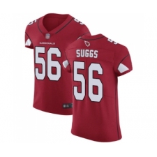 Men's Arizona Cardinals #56 Terrell Suggs Red Team Color Vapor Untouchable Elite Player Football Jersey