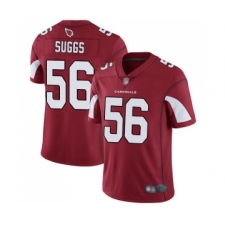 Men's Arizona Cardinals #56 Terrell Suggs Red Team Color Vapor Untouchable Limited Player Football Jersey