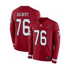 Men's Arizona Cardinals #76 Marcus Gilbert Limited Red Therma Long Sleeve Football Jersey