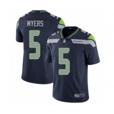 Youth Seattle Seahawks #5 Jason Myers Navy Blue Team Color Vapor Untouchable Limited Player Football Jersey
