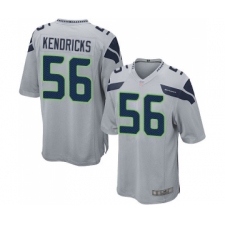 Men's Seattle Seahawks #56 Mychal Kendricks Game Grey Alternate Football Jersey