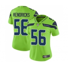 Women's Seattle Seahawks #56 Mychal Kendricks Limited Green Rush Vapor Untouchable Football Jersey