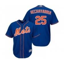 Men's New York Mets #25 Adeiny Hechavarria Replica Royal Blue Alternate Home Cool Base Baseball Jersey