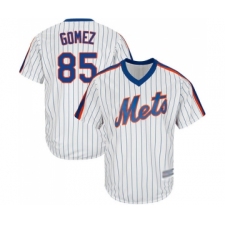 Men's New York Mets #85 Carlos Gomez Replica White Alternate Cool Base Baseball Jersey