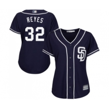Women's San Diego Padres #32 Franmil Reyes Replica Navy Blue Alternate 1 Cool Base Baseball Jersey