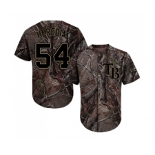 Men's Tampa Bay Rays #54 Guillermo Heredia Authentic Camo Realtree Collection Flex Base Baseball Jersey