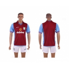 Aston Villa Blank Red Home Soccer Club Jersey