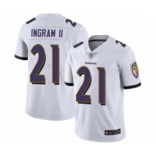 Youth Baltimore Ravens #21 Mark Ingram II White Vapor Untouchable Limited Player Football Jersey