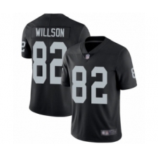 Youth Oakland Raiders #82 Luke Willson Black Team Color Vapor Untouchable Elite Player Football Jersey