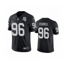 Women's Oakland Raiders #96 Clelin Ferrell Black 2020 Inaugural Season Vapor Limited Jersey