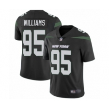Men's New York Jets #95 Quinnen Williams Limited Navy Blue Alternate Football Jersey
