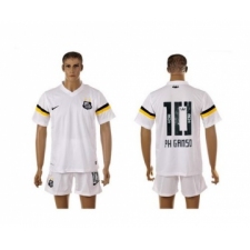 Santos #10 PH Ganso White Home Soccer Club Jersey