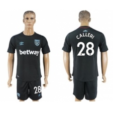 West Ham United #28 Calleri Away Soccer Club Jersey