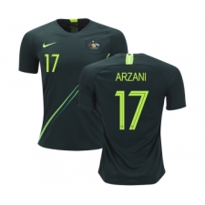 Australia #17 Arzani Away Soccer Country Jersey