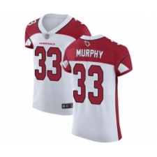 Men's Arizona Cardinals #33 Byron Murphy White Vapor Untouchable Elite Player Football Jersey