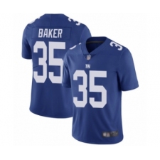 Men's New York Giants #35 Deandre Baker Royal Blue Team Color Vapor Untouchable Limited Player Football Jersey