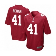 Men's New York Giants #41 Antoine Bethea Game Red Alternate Football Jersey