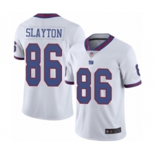 Youth New York Giants #86 Darius Slayton Limited White Rush Vapor Untouchable Football Jersey