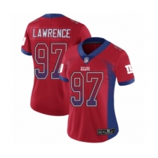 Women's New York Giants #97 Dexter Lawrence Limited Red Rush Drift Fashion Football Jersey