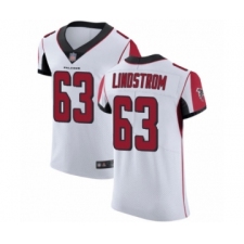 Men's Atlanta Falcons #63 Chris Lindstrom White Vapor Untouchable Elite Player Football Jersey