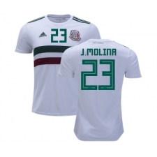Mexico #23 J.Molina Away Soccer Country Jersey