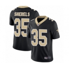 Youth New Orleans Saints #35 Marcus Sherels Black Team Color Vapor Untouchable Limited Player Football Jersey