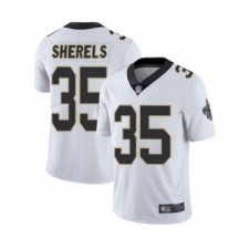 Youth New Orleans Saints #35 Marcus Sherels White Vapor Untouchable Limited Player Football Jersey