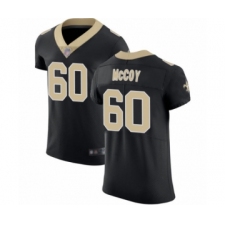 Men's New Orleans Saints #60 Erik McCoy Black Team Color Vapor Untouchable Elite Player Football Jersey