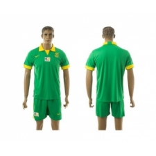South African Blank Green Away Soccer Country Jersey