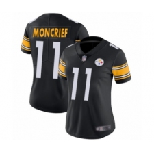 Women's Pittsburgh Steelers #11 Donte Moncrief Black Team Color Vapor Untouchable Limited Player Football Jersey