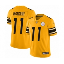 Youth Pittsburgh Steelers #11 Donte Moncrief Limited Gold Inverted Legend Football Jersey