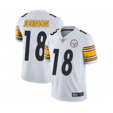 Youth Pittsburgh Steelers #18 Diontae Johnson White Vapor Untouchable Limited Player Football Jersey