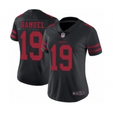 Women's San Francisco 49ers #19 Deebo Samuel Black Vapor Untouchable Limited Player Football Jersey