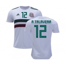 Mexico #12 A.Talavera Away Kid Soccer Country Jersey