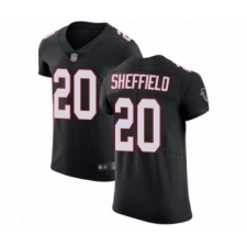 Men's Atlanta Falcons #20 Kendall Sheffield Black Alternate Vapor Untouchable Elite Player Football Jersey