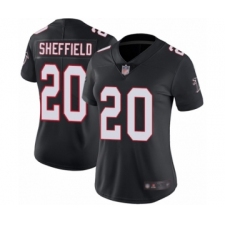 Women's Atlanta Falcons #20 Kendall Sheffield Black Alternate Vapor Untouchable Limited Player Football Jersey