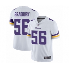 Men's Minnesota Vikings #56 Garrett Bradbury White Vapor Untouchable Limited Player Football Jersey