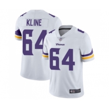 Youth Minnesota Vikings #64 Josh Kline White Vapor Untouchable Limited Player Football Jersey