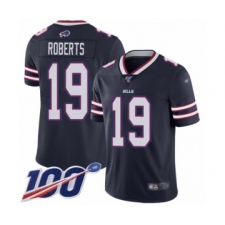 Men's Buffalo Bills #19 Andre Roberts Limited Navy Blue Inverted Legend 100th Season Football Jersey